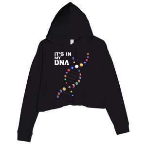 It's In My DNA Pool Billiard Crop Fleece Hoodie