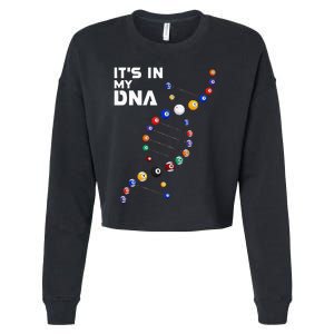 It's In My DNA Pool Billiard Cropped Pullover Crew