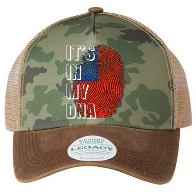 Its In My Dna Taiwan Flag Gift Legacy Tie Dye Trucker Hat