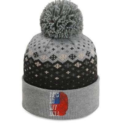 Its In My Dna Taiwan Flag Gift The Baniff Cuffed Pom Beanie