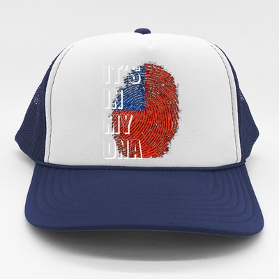 Its In My Dna Taiwan Flag Gift Trucker Hat