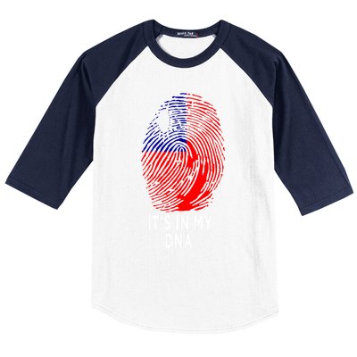 It's In My Dna Taiwanese Gift Proud Taiwan Flag Gift Baseball Sleeve Shirt