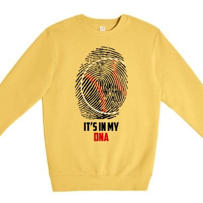 It's In My DNA Baseball Premium Crewneck Sweatshirt