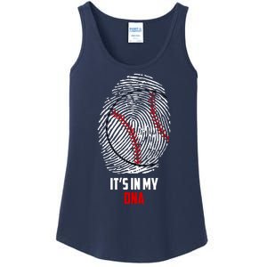 It's In My DNA Baseball Ladies Essential Tank