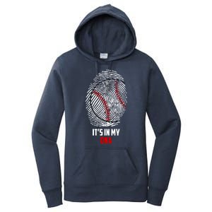 It's In My DNA Baseball Women's Pullover Hoodie