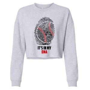 It's In My DNA Baseball Cropped Pullover Crew