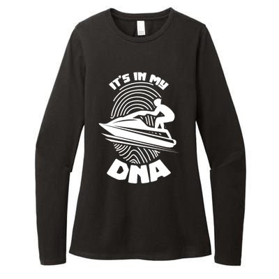 Its In My Dna Jet Skiing Water Sport Jetski Lovers Gift Womens CVC Long Sleeve Shirt