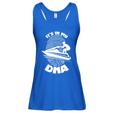 Its In My Dna Jet Skiing Water Sport Jetski Lovers Gift Ladies Essential Flowy Tank