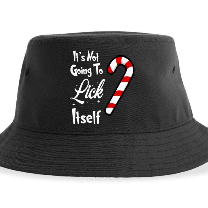 It Is Not Going To Lick Itself Comical Christmas Sustainable Bucket Hat