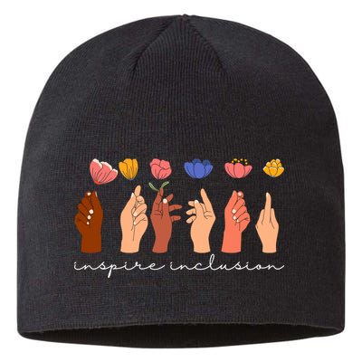 Inspire Inclusion National Womens Day Floral Sustainable Beanie