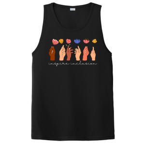 Inspire Inclusion National Womens Day Floral PosiCharge Competitor Tank