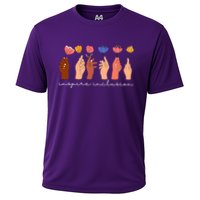 Inspire Inclusion National Womens Day Floral Cooling Performance Crew T-Shirt