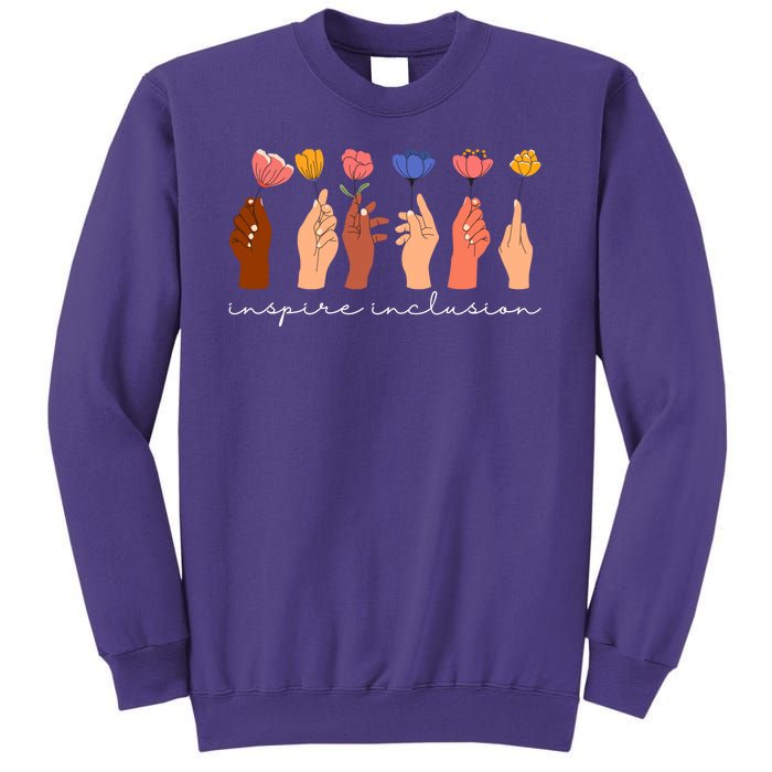 Inspire Inclusion National Womens Day Floral Sweatshirt