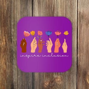 Inspire Inclusion National Womens Day Floral Coaster