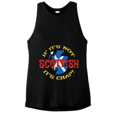 If ItS Not Scottish ItS Crap! Ladies PosiCharge Tri-Blend Wicking Tank