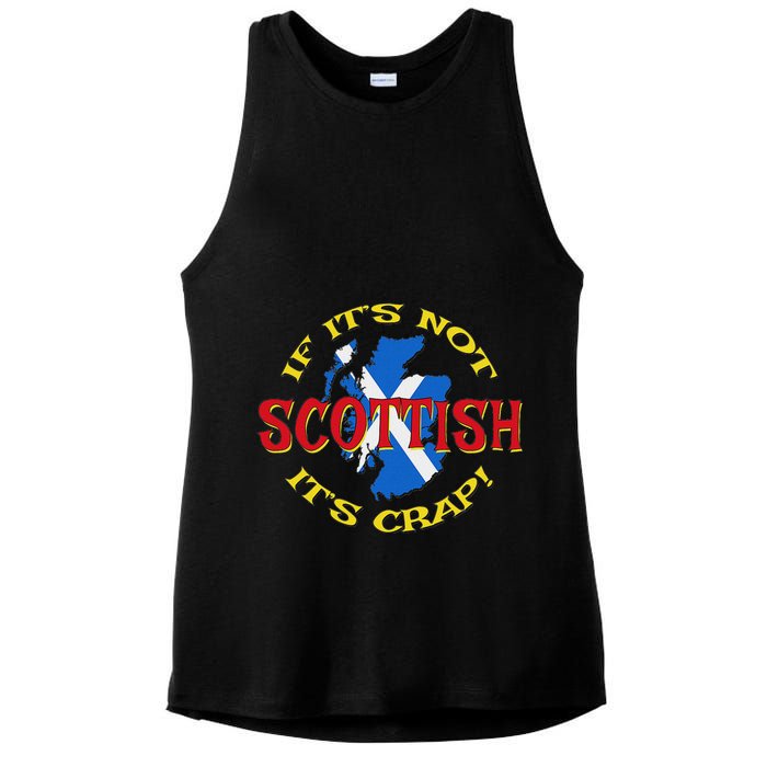 If ItS Not Scottish ItS Crap! Ladies PosiCharge Tri-Blend Wicking Tank
