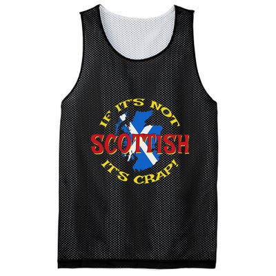 If ItS Not Scottish ItS Crap! Mesh Reversible Basketball Jersey Tank