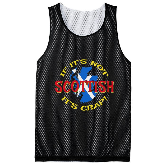 If ItS Not Scottish ItS Crap! Mesh Reversible Basketball Jersey Tank
