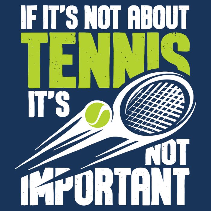 If ItS Not About Tennis ItS Not Important Sports Lover Women's Crop Top Tee