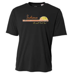 Indiana Its Not That Bad Awesome Retro State Cooling Performance Crew T-Shirt