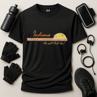 Indiana Its Not That Bad Awesome Retro State Performance Shirt