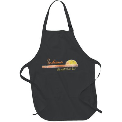 Indiana Its Not That Bad Awesome Retro State Apron