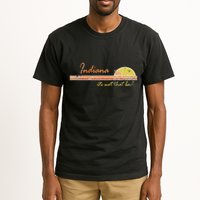 Indiana Its Not That Bad Awesome Retro State Tall T-Shirt
