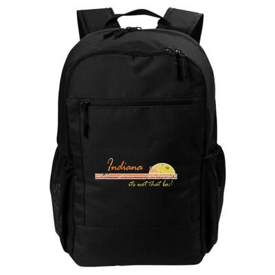 Indiana Its Not That Bad Awesome Retro State Backpack