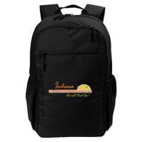 Indiana Its Not That Bad Awesome Retro State Backpack