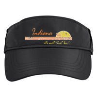 Indiana Its Not That Bad Awesome Retro State Adult Drive Performance Visor
