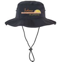 Indiana Its Not That Bad Awesome Retro State Bucket Hat