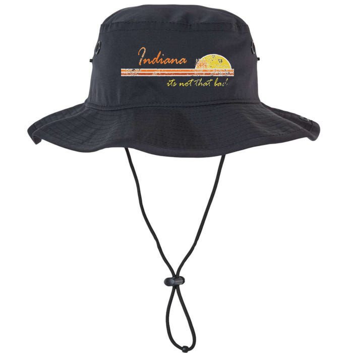 Indiana Its Not That Bad Awesome Retro State Bucket Hat