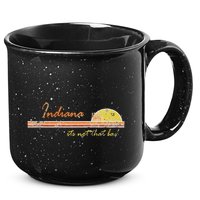 Indiana Its Not That Bad Awesome Retro State 15oz Campfire Ceramic Mug