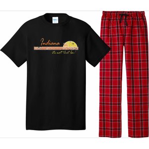 Indiana Its Not That Bad Awesome Retro State Pajama Set