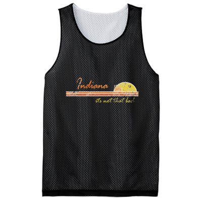 Indiana Its Not That Bad Awesome Retro State Mesh Reversible Basketball Jersey Tank