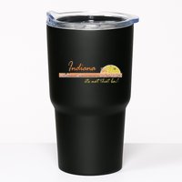 Indiana Its Not That Bad Awesome Retro State Tumbler
