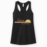 Indiana Its Not That Bad Awesome Retro State Womens Tank Top