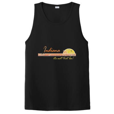 Indiana Its Not That Bad Awesome Retro State PosiCharge Competitor Tank