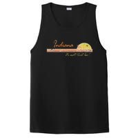 Indiana Its Not That Bad Awesome Retro State PosiCharge Competitor Tank