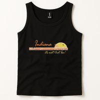 Indiana Its Not That Bad Awesome Retro State Tank Top