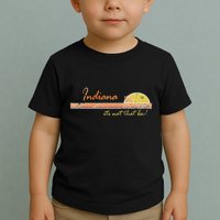 Indiana Its Not That Bad Awesome Retro State Toddler T-Shirt
