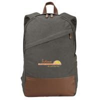 Indiana Its Not That Bad Awesome Retro State Cotton Canvas Backpack