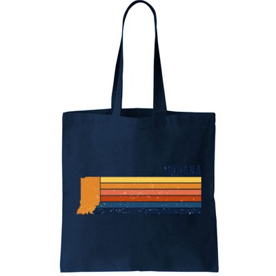 Retro Vintage Indiana Tote Bag