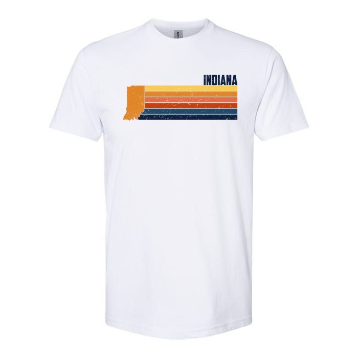 Retro Vintage Indiana Softstyle CVC T-Shirt