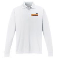 Retro Vintage Indiana Performance Long Sleeve Polo