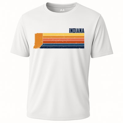 Retro Vintage Indiana Cooling Performance Crew T-Shirt