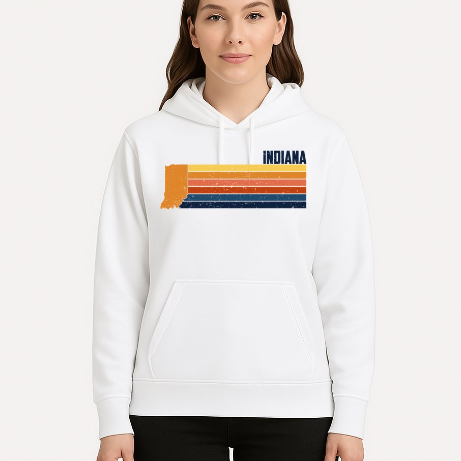Retro Vintage Indiana Hoodie