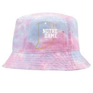 Indiana In N.O.T.R.E D.A.M.E State Of Indiana Tie-Dyed Bucket Hat