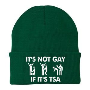 It Is Not Gay If It Is Tsa Security Knit Cap Winter Beanie