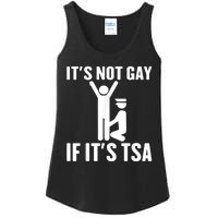 It Is Not Gay If It Is Tsa Funny Security Airline Lovers Ladies Essential Tank